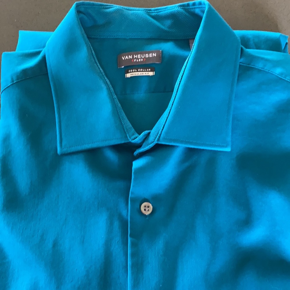 Deep Aqua Dress Shirt